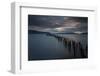 Dusk over the Last Hope Sound, Puerto Natales, Patagonia, Chile, South America-Ben Pipe-Framed Photographic Print