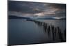 Dusk over the Last Hope Sound, Puerto Natales, Patagonia, Chile, South America-Ben Pipe-Mounted Photographic Print