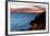 Dusk over the Town of Copacabana and Lake Titicaca-Alex Saberi-Framed Photographic Print