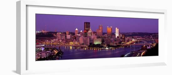 Dusk Pittsburgh Pa, USA-null-Framed Photographic Print