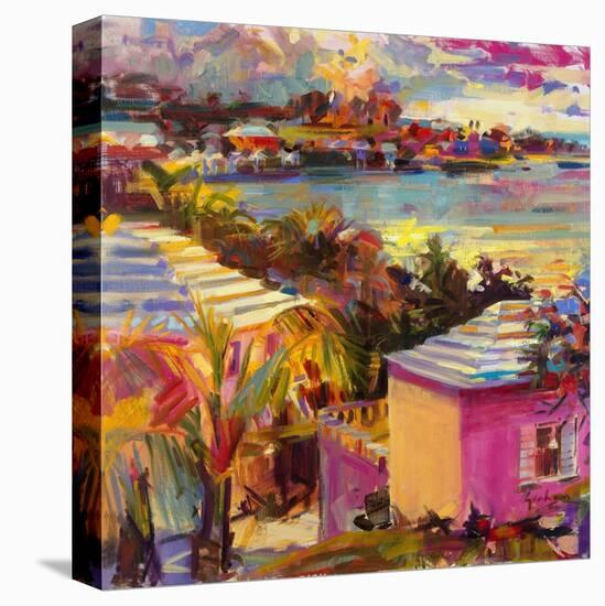 Dusk Reflections, Bermuda, 2011-Peter Graham-Stretched Canvas