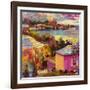 Dusk Reflections, Bermuda, 2011-Peter Graham-Framed Giclee Print