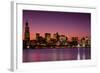 Dusk, Skyline, Chicago, Illinois, USA-null-Framed Photographic Print