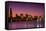 Dusk, Skyline, Chicago, Illinois, USA-null-Framed Stretched Canvas