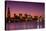 Dusk, Skyline, Chicago, Illinois, USA-null-Stretched Canvas