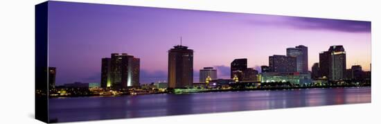 Dusk Skyline, New Orleans, Louisiana, USA-null-Stretched Canvas