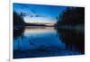 Dusk, Stora Le Lake, Dalsland, Götaland, Sweden-Andrea Lang-Framed Photographic Print