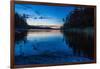 Dusk, Stora Le Lake, Dalsland, Götaland, Sweden-Andrea Lang-Framed Photographic Print