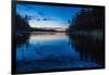 Dusk, Stora Le Lake, Dalsland, Götaland, Sweden-Andrea Lang-Framed Photographic Print