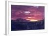 Dusk (Sunset)-Frederic Edwin Church-Framed Art Print