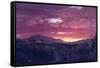 Dusk (Sunset)-Frederic Edwin Church-Framed Stretched Canvas