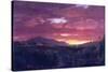 Dusk (Sunset)-Frederic Edwin Church-Stretched Canvas