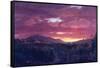 Dusk (Sunset)-Frederic Edwin Church-Framed Stretched Canvas