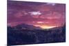 Dusk (Sunset)-Frederic Edwin Church-Mounted Art Print