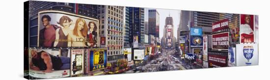 Dusk, Times Square, New York City, New York State, USA-null-Stretched Canvas