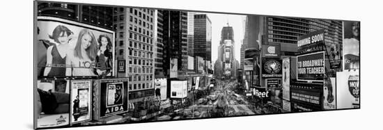 Dusk, Times Square, Nyc, New York City, New York State, USA-null-Mounted Photographic Print