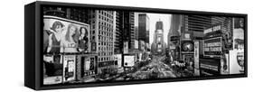 Dusk, Times Square, Nyc, New York City, New York State, USA-null-Framed Stretched Canvas