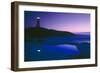 Dusk View of Lighthouse, Nova Scotia-David Nunuk-Framed Photographic Print