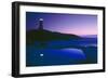 Dusk View of Lighthouse, Nova Scotia-David Nunuk-Framed Photographic Print