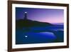 Dusk View of Lighthouse, Nova Scotia-David Nunuk-Framed Photographic Print