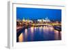 Dusk View of the Moscow Kremlin-Elena Ermakova-Framed Photographic Print