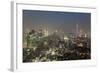 Dusk View of Tokyo from Tokyo City View Observation Deck, Roppongi Hills, Tokyo, Japan-Stuart Black-Framed Photographic Print