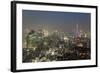 Dusk View of Tokyo from Tokyo City View Observation Deck, Roppongi Hills, Tokyo, Japan-Stuart Black-Framed Photographic Print