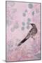Dusk Wattlebird in Pink-Trudy Rice-Mounted Art Print