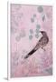 Dusk Wattlebird in Pink-Trudy Rice-Framed Art Print