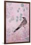 Dusk Wattlebird in Pink-Trudy Rice-Framed Art Print