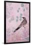 Dusk Wattlebird in Pink-Trudy Rice-Framed Art Print