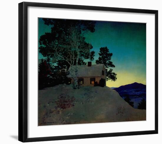 Dusk-Maxfield Parrish-Framed Art Print