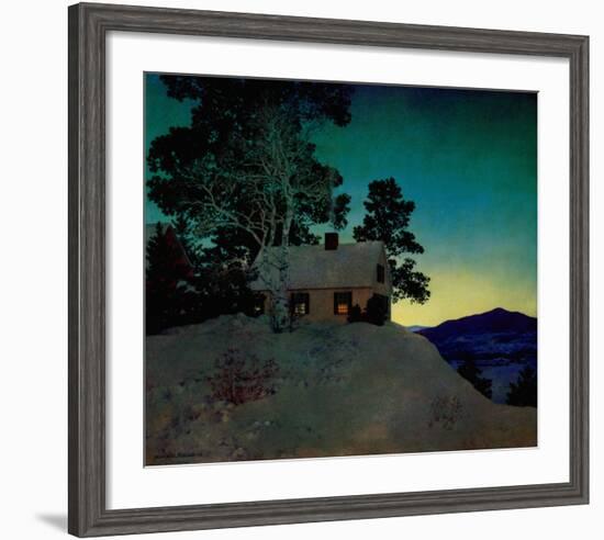 Dusk-Maxfield Parrish-Framed Art Print