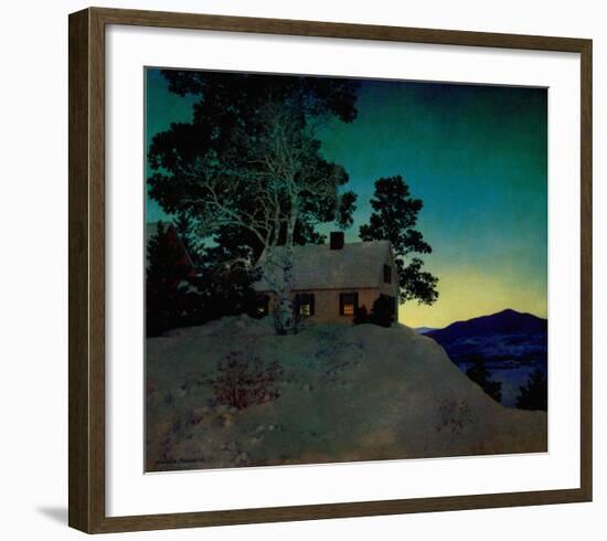 Dusk-Maxfield Parrish-Framed Art Print