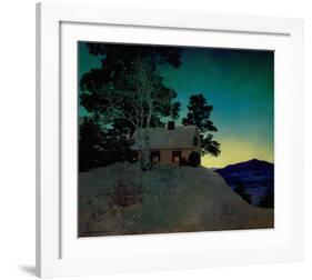 Dusk-Maxfield Parrish-Framed Art Print