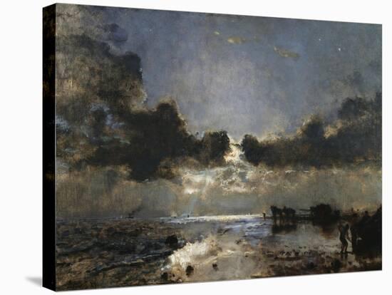 Dusk-Alfred Emile L?opold Stevens-Stretched Canvas