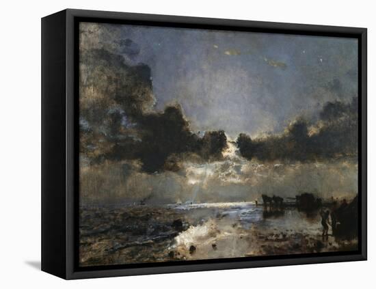 Dusk-Alfred Emile L?opold Stevens-Framed Stretched Canvas