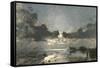 Dusk-Alfred George Stevens-Framed Stretched Canvas