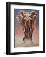 Dust Bath, Loisaba-Mark Adlington-Framed Premium Giclee Print