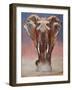 Dust Bath, Loisaba-Mark Adlington-Framed Giclee Print