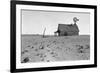 Dust Bowl Farm-Dorothea Lange-Framed Premium Giclee Print