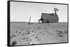 Dust Bowl Farm-Dorothea Lange-Framed Stretched Canvas