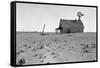 Dust Bowl Farm-Dorothea Lange-Framed Stretched Canvas