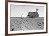 Dust Bowl Farm-Dorothea Lange-Framed Art Print