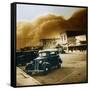 Dust Bowl of the 1930's, Elkhart, Kansas-Science Source-Framed Stretched Canvas