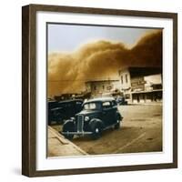 Dust Bowl of the 1930's, Elkhart, Kansas-Science Source-Framed Giclee Print