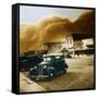 Dust Bowl of the 1930's, Elkhart, Kansas-Science Source-Framed Stretched Canvas