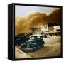 Dust Bowl of the 1930's, Elkhart, Kansas-Science Source-Framed Stretched Canvas