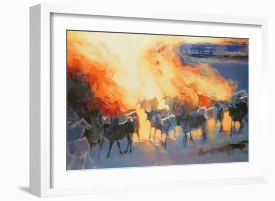 Dust Cloud, Drung, 1996-Mark Adlington-Framed Giclee Print