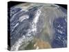 Dust Heading West Toward South America and the Gulf of Mexico.-null-Stretched Canvas